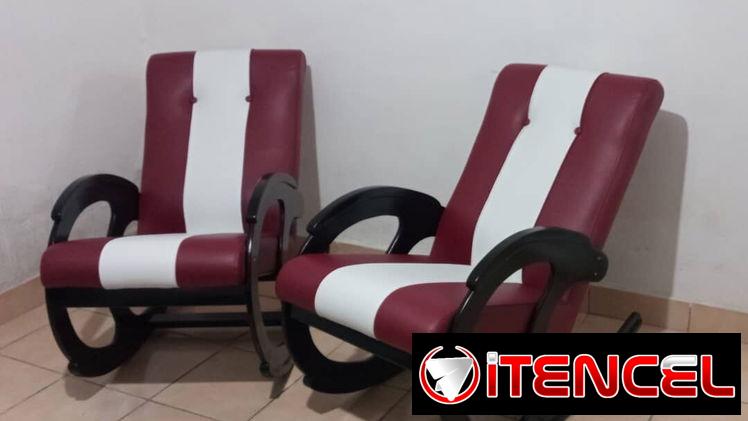 Sillones tapizados.  Comadritas