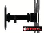 Soporte De Pared Unno Tekno Para TV 23–42” Brazo Articulado Full Motion VESA 200×200 Extensible 66lb