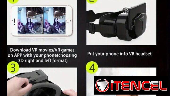 Casco VR para teléfonos inteligentes IPhone-Android