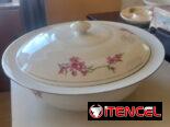 Cenicero fuente plato vegetales porcelana