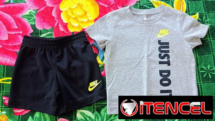 Conjunto de shorts y pullover Nike para niños de 2 a 3 años