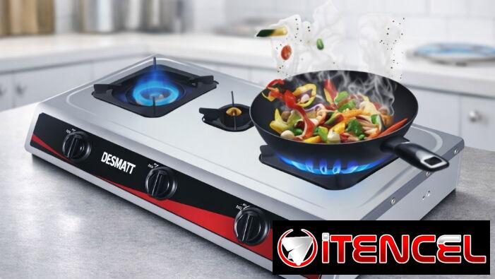 DESMATT. COCINA DE GAS DE MESA DESMATT 3 QUEMADORES