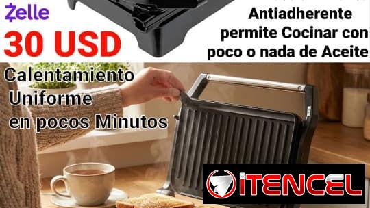🥪 Parrilla Sandwichera KOF EXPRESS – 3 panes + 1200W – 30 USD