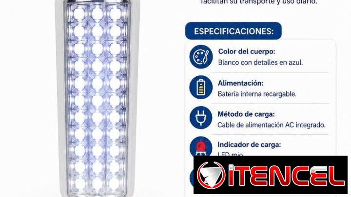 💡 LÁMPARA RECARGABLE 2208004
