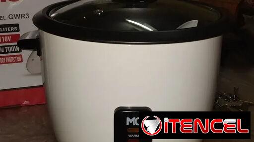 Olla Arrocera 1.8 Litros Marca MC potencia 700w Color Blanco Precio $45 USD Transporte Incluido Factura y Garantía