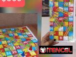 Rompecabezas para niños y adultos, juego de serpientes y escaleras,dados traslúcidos cubo de Rubik, cartas Uno, etc..
