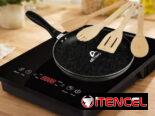 Cocina de inducción con sus accesorios