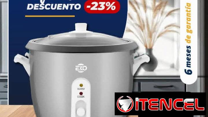 Ollas arroceras Eko 1.8 Lt, Garantía 6 meses