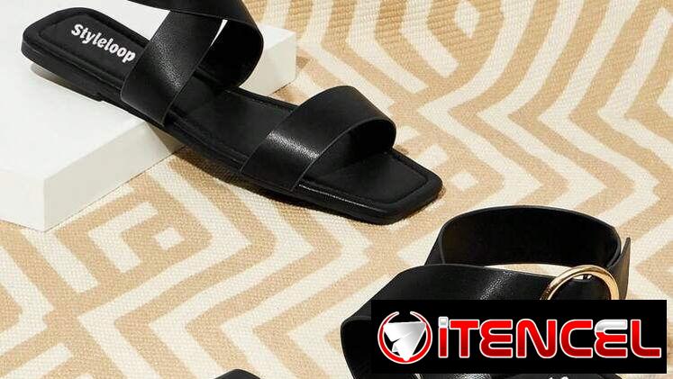 Sandalias negras talla 37