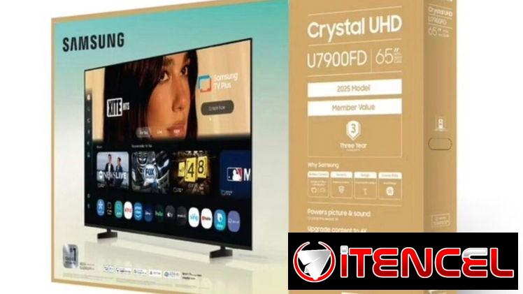 TV Samsung 65” Class U7900 Serie 25XZA UHD 4K Smart TV (2025). Nuevo en caja