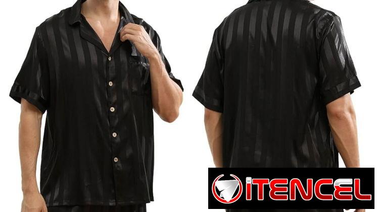 Pijama para hombre de saten talla 2xl