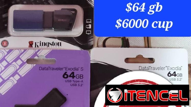 Memoria Flash Kingston de 64 gb