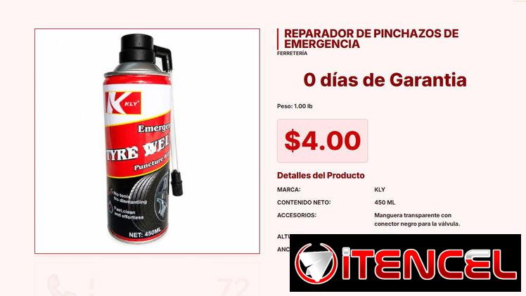 Sellador KLY para Llantas de 450ml: Tu Seguro de Vida contra Pinchazos VPT#-0268
