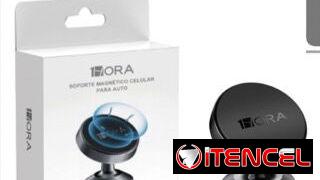 1Hora PJ093, Base Porta Celular magnetica de iman para su carro, giratoria
