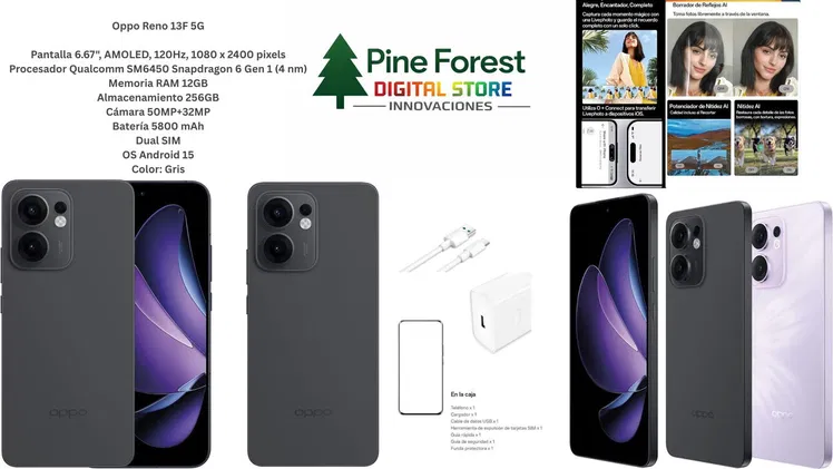 -Celular Oppo Reno 13F 5G