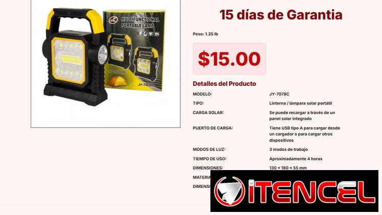 Lámpara con panel solar de 55×55 mm pro hoy mismo pro hoy mismo ya VPT#-0172