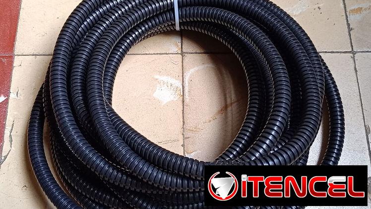 manguera eléctrica corrugada 3/8, 10m, 5 USD o al cambio