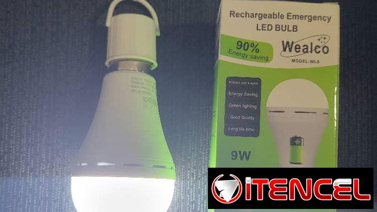 Bombillos recargables Led 9w