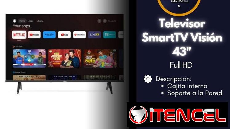 Televisor Smart Tv Visión 43″ Full HD Cajita interna