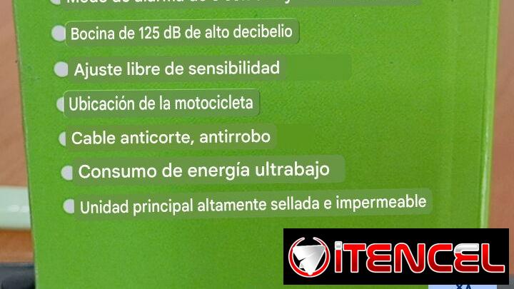 Alarmas para moto de gasolina