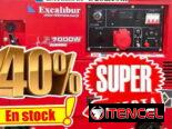 GENERADOR DE GASOLINA EXCALIBUR DE ALTA CALIDAD *S7.500CSX-1*FUNCIONAMIENTO SILENCIOSO*TRIFÁSICO 110/220 V. ATS SISTEM