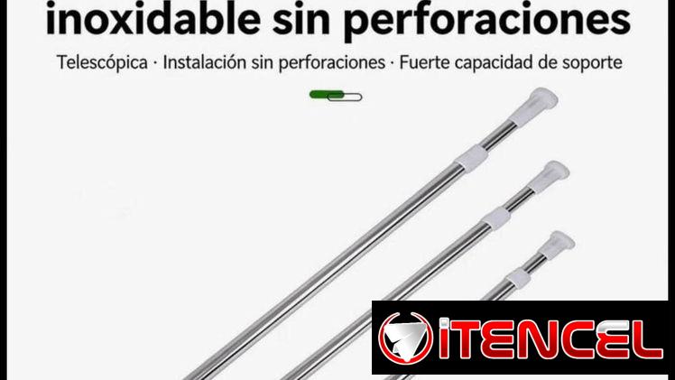 🛁Cortinero de baño  Medida ajustable de 140cm a 260cm  🏷️$5000 🛵Mensajeria disponible