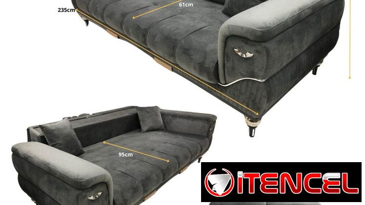🛋️ Juego de Sala – Dimensiones 235x95x70cm – 750 USD