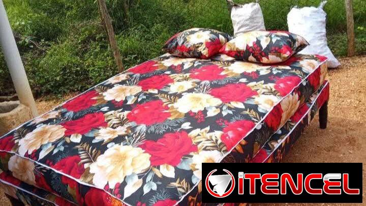 Conjunto de camas tapizadas con su colchón nuevo