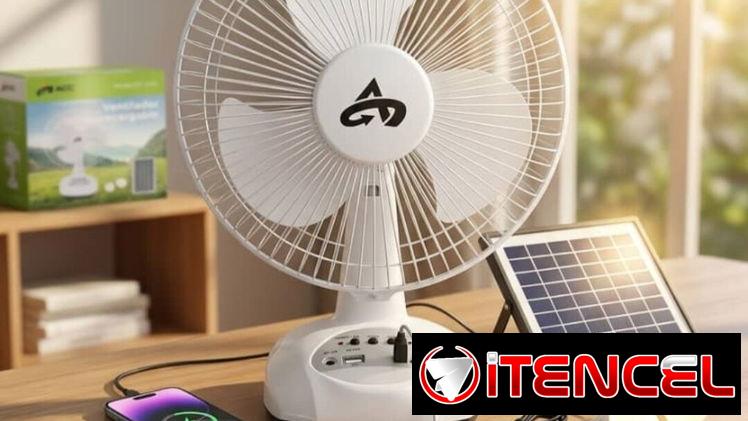 Ventilador recargable de mesa por cantidad y por unidad marca ACC 12″