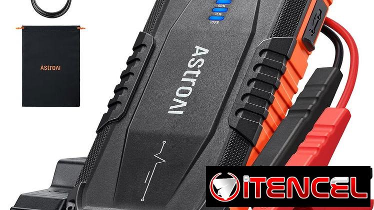 🚗 ARRANCADOR AUTO ASTROAI 1500A 12V + POWER BANK + LINTERNA LED PARA GASOLINA/DIÉSEL ENVÍO DISPONIBLE + GARANTÍA