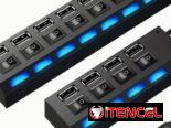 ☎️53544655 🛵 Entrega Disponible ⭐ Hub USB 3.0 – 7 Puertos con Switch⭐