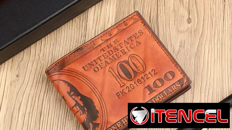 Billetera para hombre de cuerpo sintético