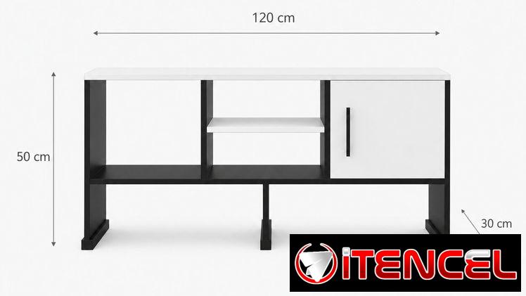 Mueble bajo TV en MDF hidrófugo