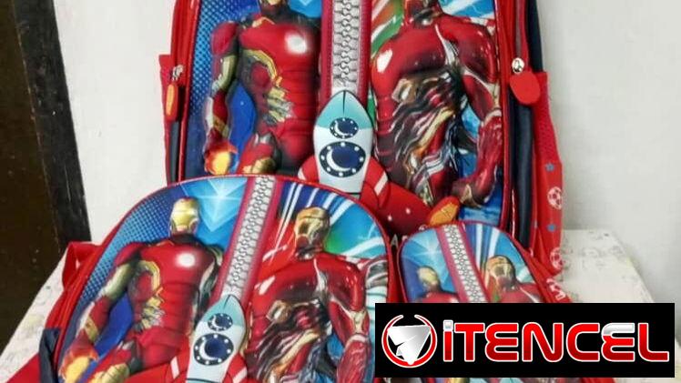 Lindas mochilas,con merendero ,cartuchera