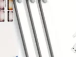 * Set de 3 Luces LED USB Recargables con Base Magnética