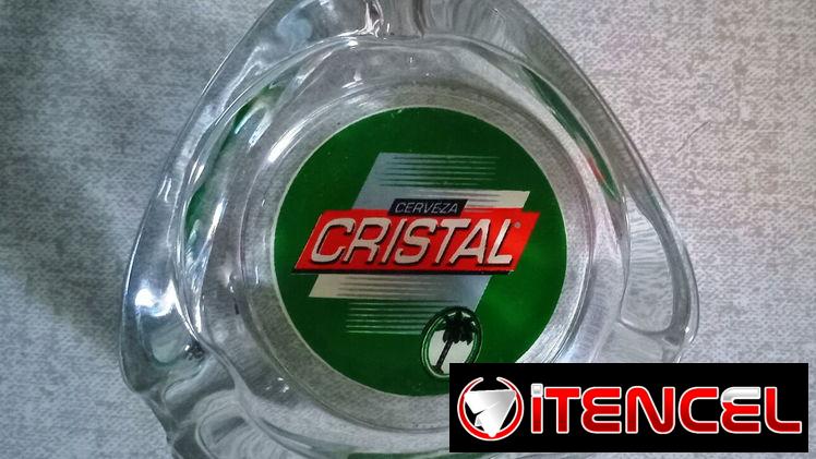 CENICERO de CERVEZA CRISTAL!!!