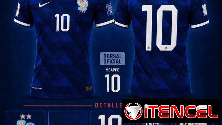 Camiseta Oficial de Mbappe Mundial 2026. Máxima Calidad