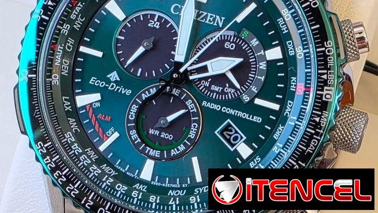 cb5004-59w citizen eco drive promaster radiocontrol cristal zafiro calendario perpetuo wr 200 metros