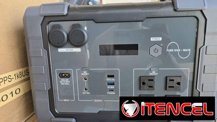 ESTACION DE ENERGIA MODELO PPS-1K8US-1B🔥3 meses de garantía 🔥1800W,PICO 2700W,1024Wh
