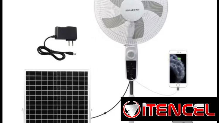 Ventilador Recargable Solar Fan