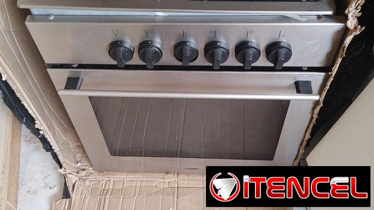 Secadora a vapor y cocina con horno