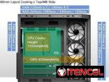 Chasis Gaming Semi panorámico marca DIYPC modelo ARGB-N3-BK + 4 fanes ARGB 120mm