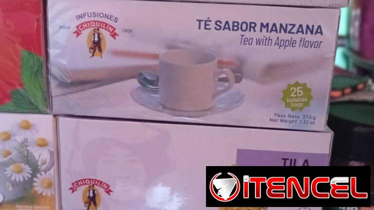 Té de bolsas. Cajita por 25 bolsitas.