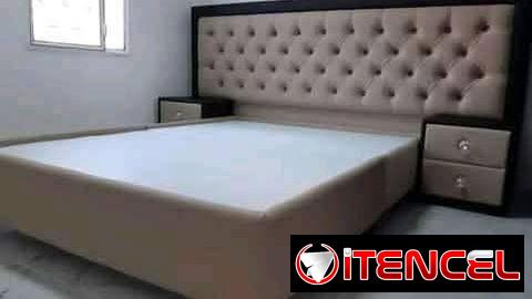 Cama tapizada camera o 3/4, 1 año de garantía armada y entregada sin costo adicional en toda la Habana.