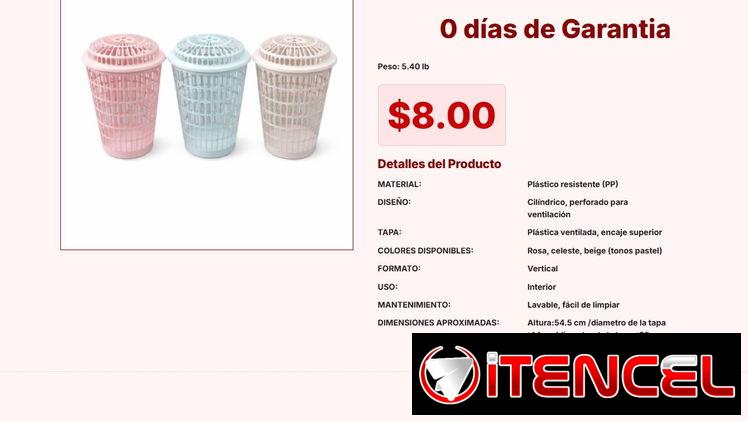 Ofertazo de Cesto plástico multiuso con tapa para interiores hoy VPT#-0084
