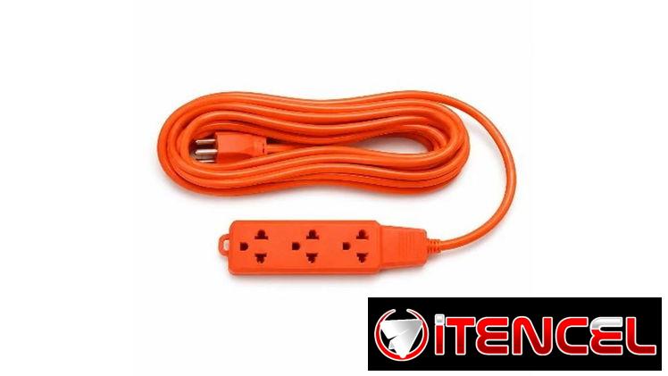 EXTENSIÓN ELÉCTRICA NARANJA 5M