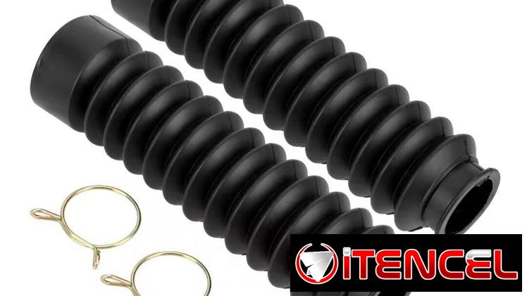 Guardapolvo tenedor. Protector tenedor. Protector barras de suspensión delantera de tu moto. GN125 GN150 y AX100
