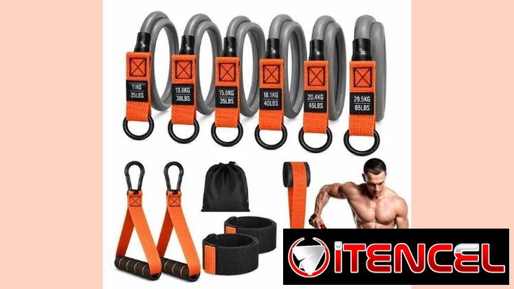 KIT DE BANDAS DE RESISTENCIAS CON ACCESORIOS