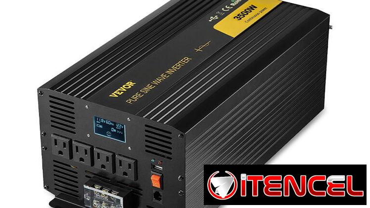 MENSAJERÍA INCLUIDA Inversor de Corriente 3500W – 7000W Pico | 12V a 120V Onda Pura