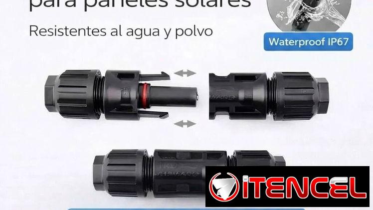Conectores MC4 para paneles solares